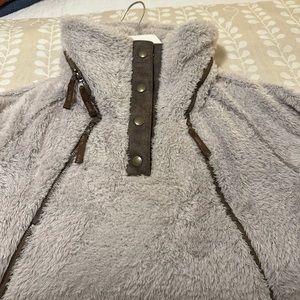 Pullover Sherpa Jacket